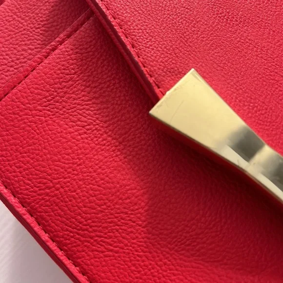 Betsy Johnson Red Animal Print Bow Satchel - Picture 14 of 14